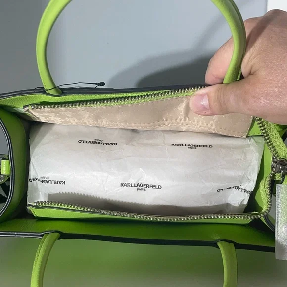 NWT Karl Lagerfeld 💚Tote Bag - Picture 8 of 13